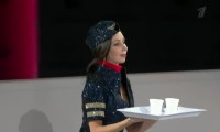 Елизавета Туктамышева в нижнем белье во время показательных выступлений